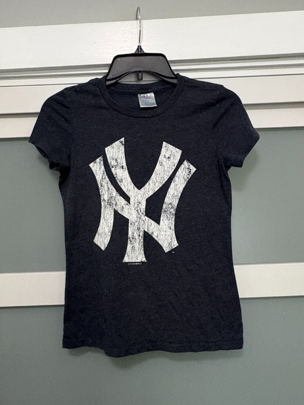 NY New York Yankees 5th & Ocean Official Merch  Ladies Babydoll Tee T-shirt XS
